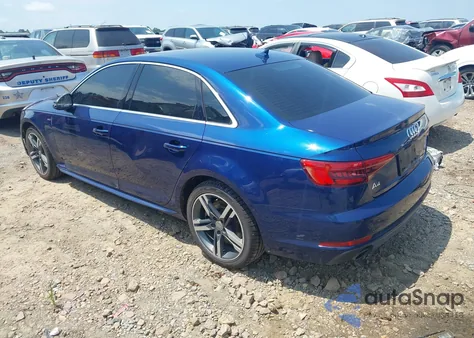 2017 Audi A4 2.0T Premium from USA, damaged, VIN WAUENAF43HN035859